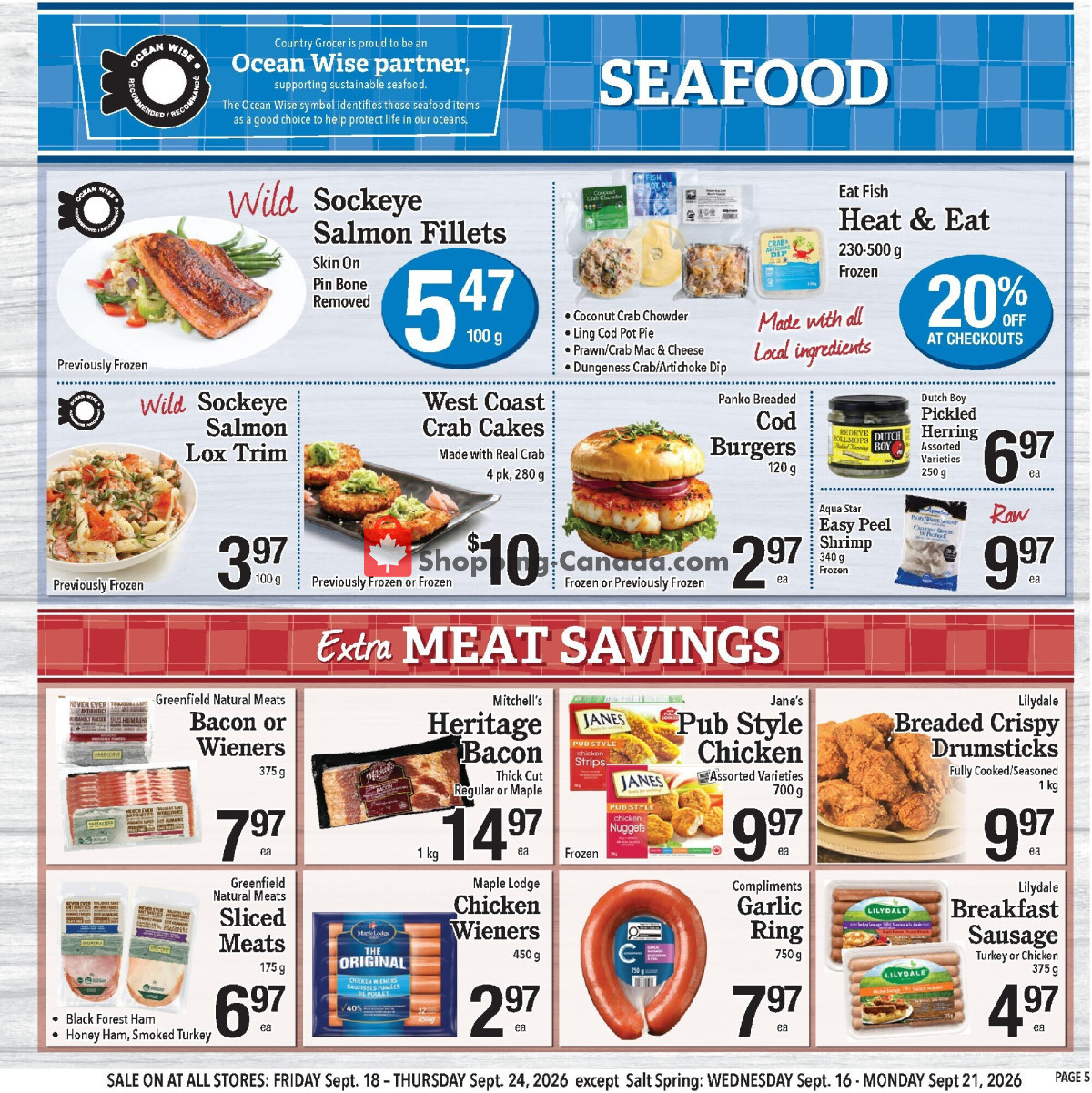 Country Grocer flyer from Wednesday September 16, 2026 to Monday September 21, 2026 - page 5