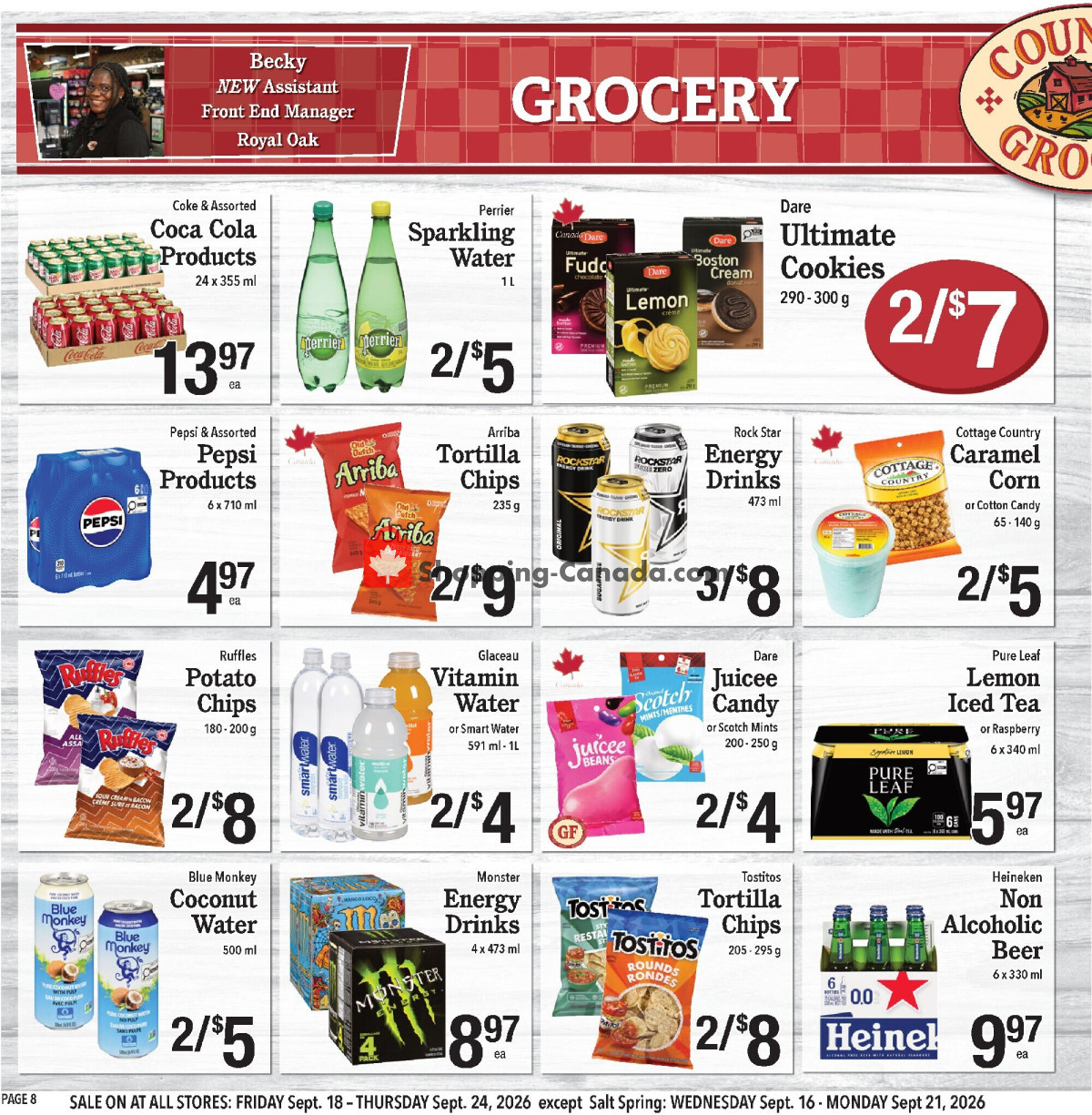 Country Grocer flyer from Wednesday September 16, 2026 to Monday September 21, 2026 - page 8