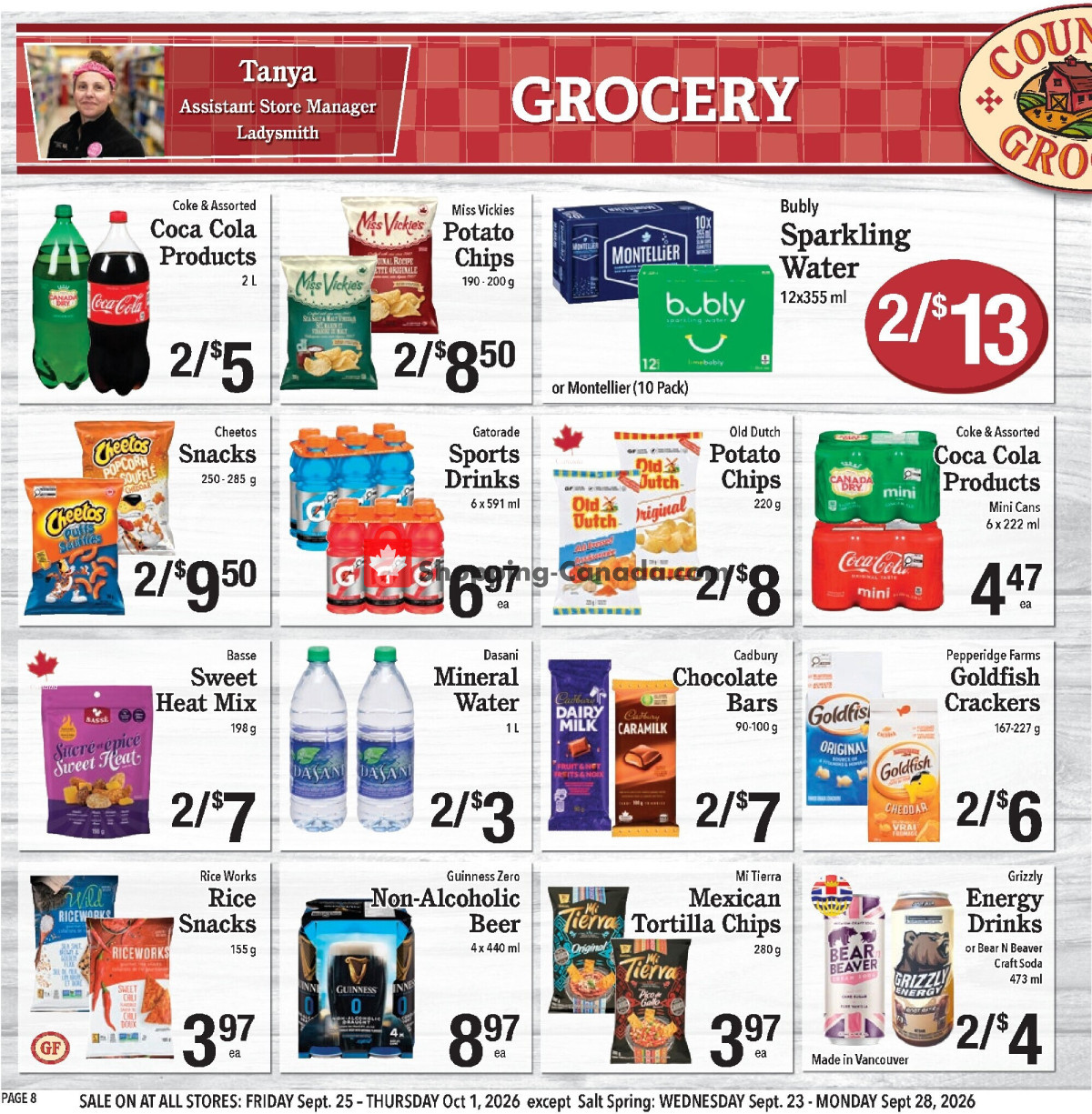 Country Grocer flyer from Wednesday September 23, 2026 to Thursday October 1, 2026 - page 8