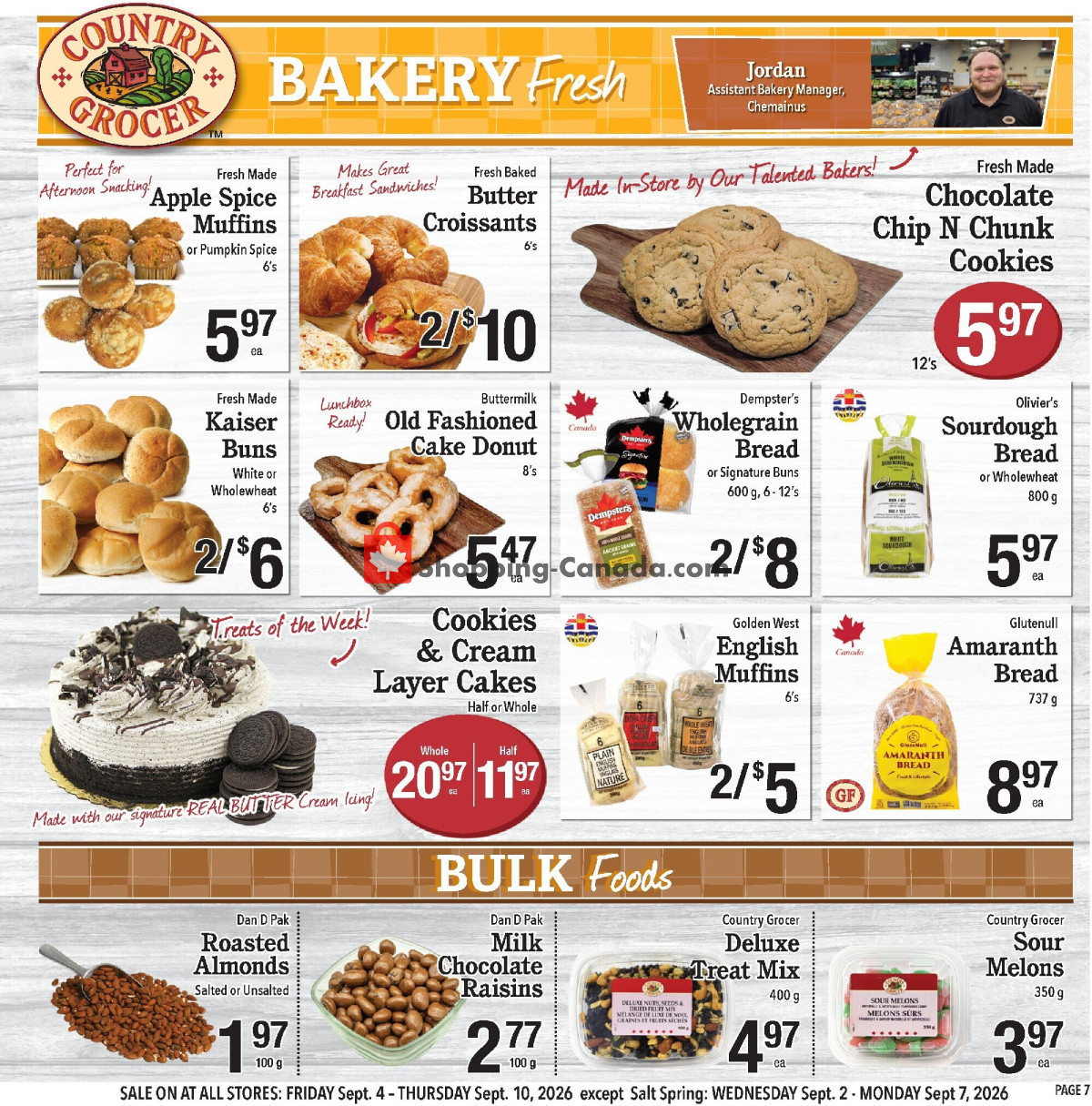 Country Grocer flyer from Friday September 4, 2026 to Thursday September 10, 2026 - page 7