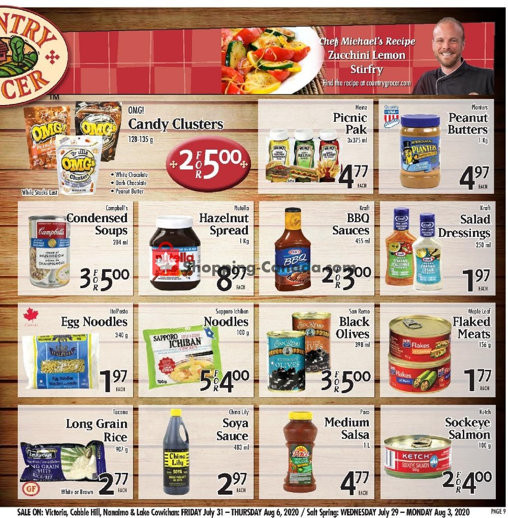 Country Grocer flyer from Friday July 31, 2020 to Thursday August 6, 2020 - page 9