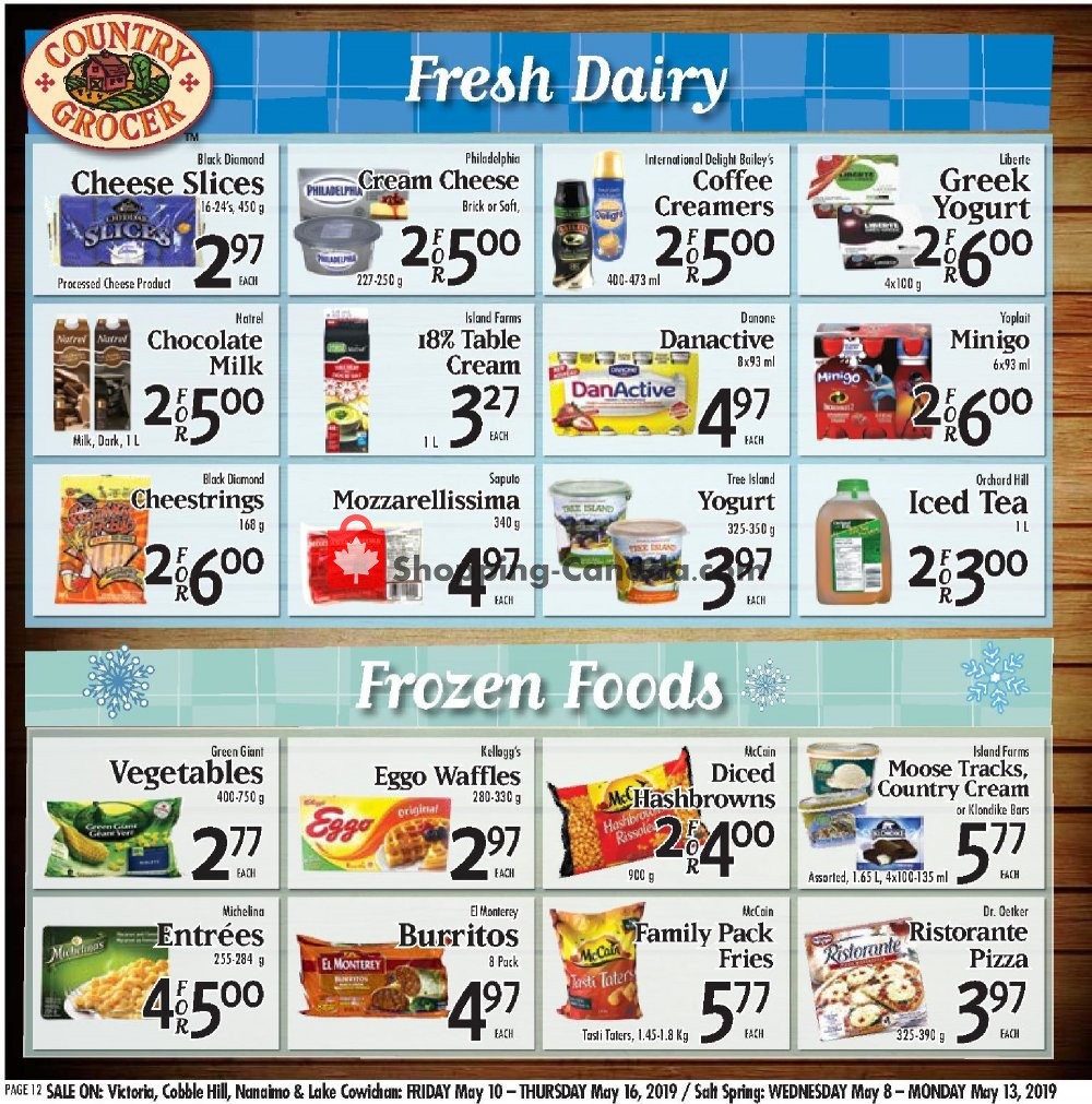 Country Grocer flyer from Friday May 10, 2019 to Thursday May 16, 2019 - page 12