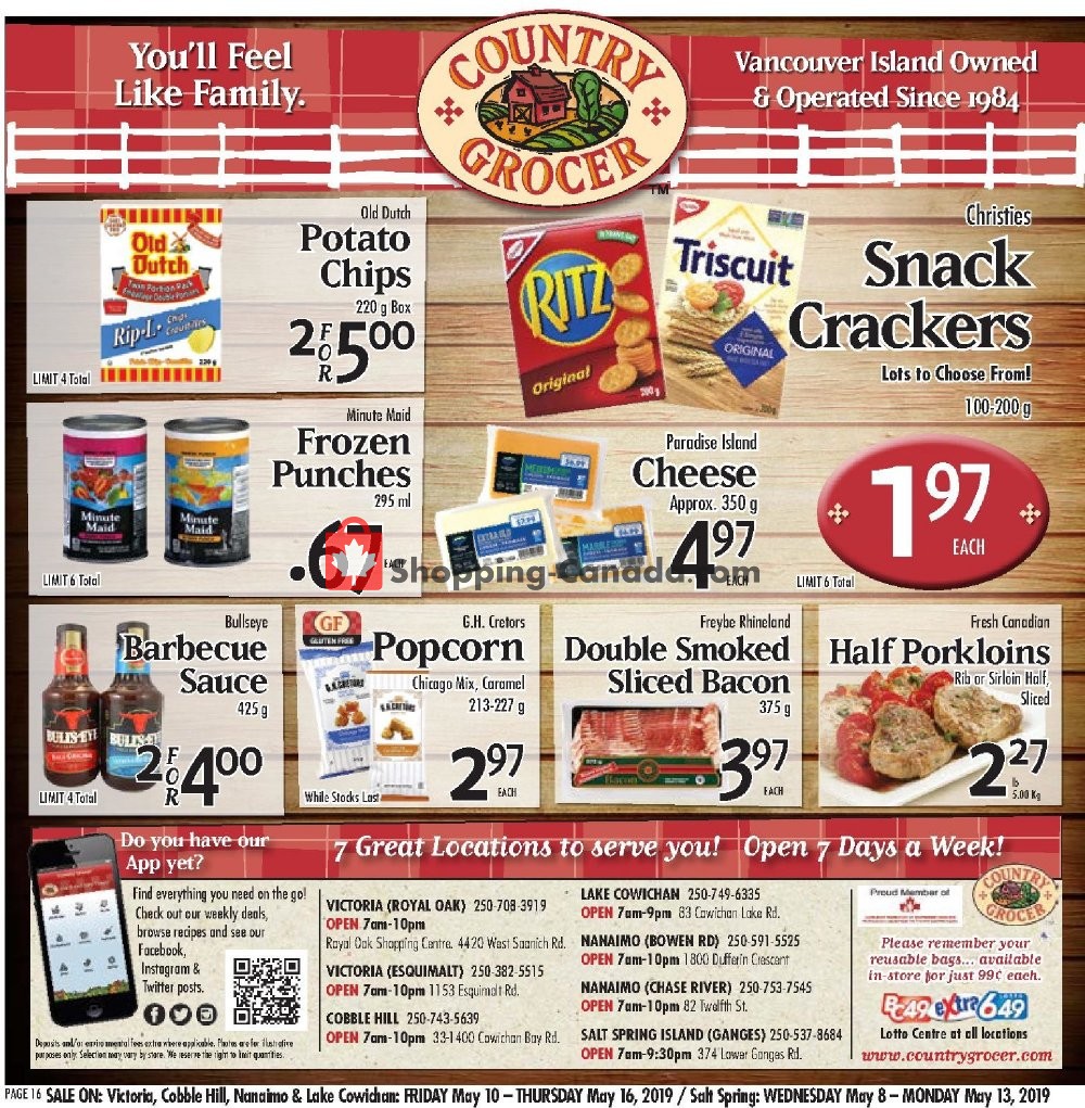 Country Grocer flyer from Friday May 10, 2019 to Thursday May 16, 2019 - page 16