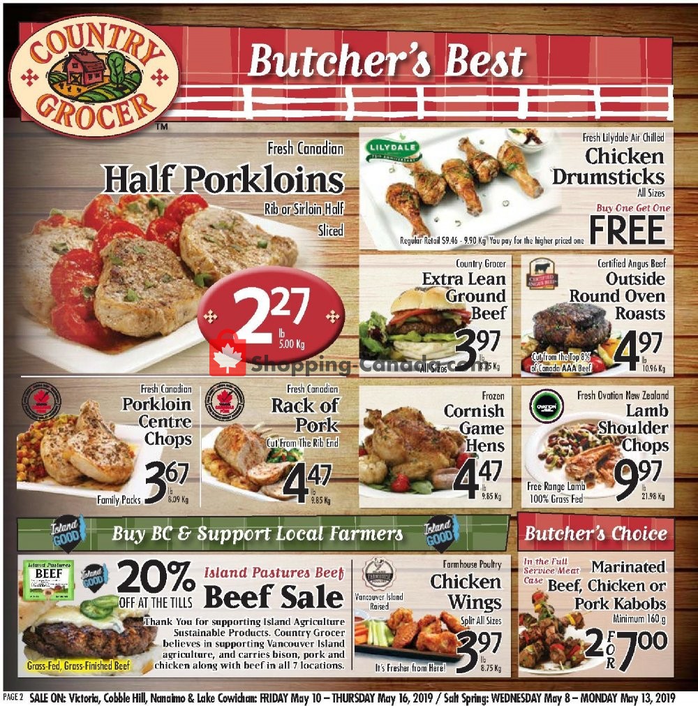 Country Grocer flyer from Friday May 10, 2019 to Thursday May 16, 2019 - page 2