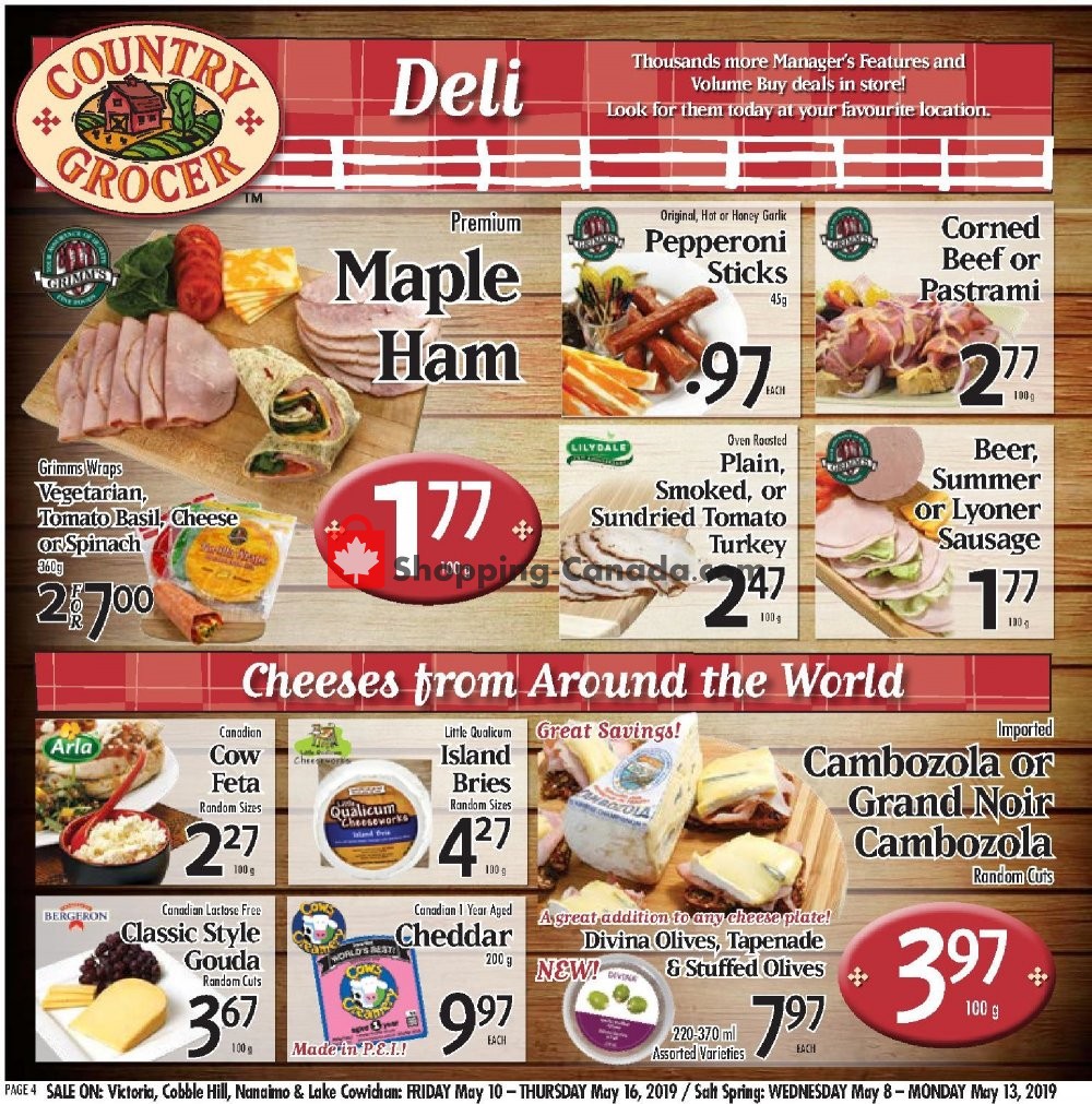 Country Grocer flyer from Friday May 10, 2019 to Thursday May 16, 2019 - page 4