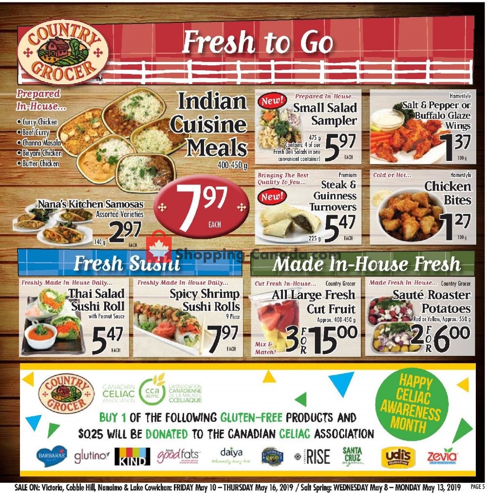 Country Grocer flyer from Friday May 10, 2019 to Thursday May 16, 2019 - page 5