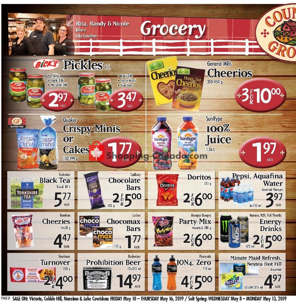 Country Grocer flyer from Friday May 10, 2019 to Thursday May 16, 2019 - page 8