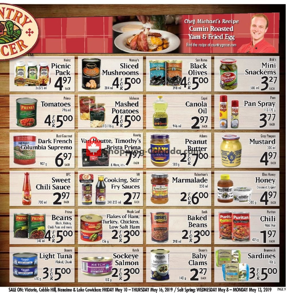 Country Grocer flyer from Friday May 10, 2019 to Thursday May 16, 2019 - page 9