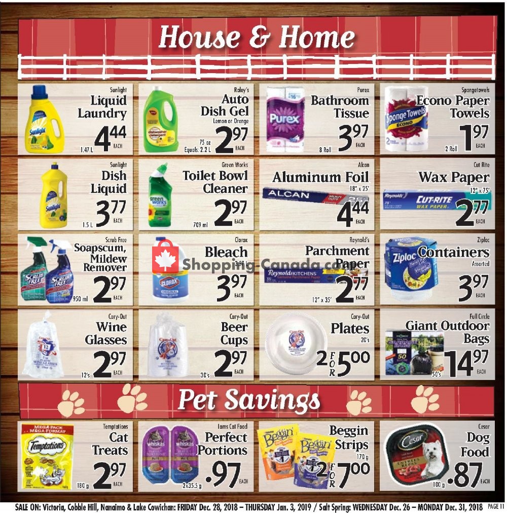Country Grocer flyer from Friday December 28, 2018 to Thursday January 3, 2019 - page 11