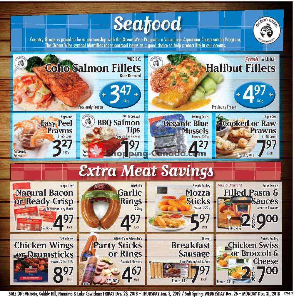 Country Grocer flyer from Friday December 28, 2018 to Thursday January 3, 2019 - page 3