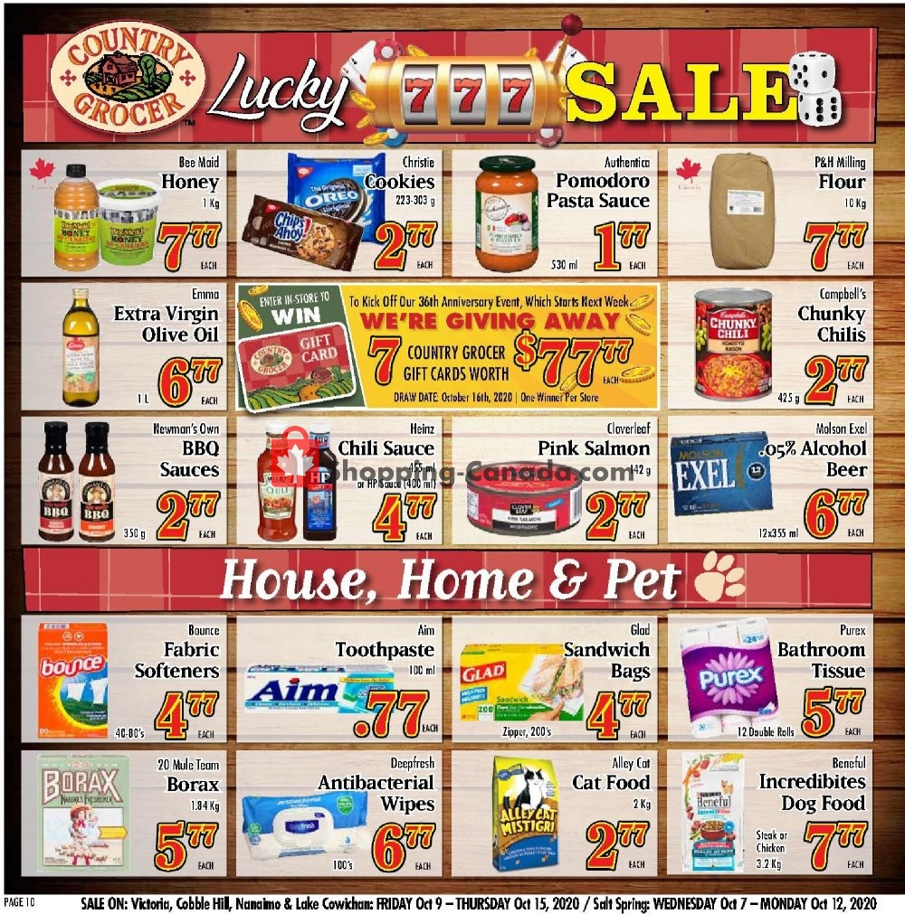 Country Grocer flyer from Friday October 9, 2020 to Thursday October 15, 2020 - page 10