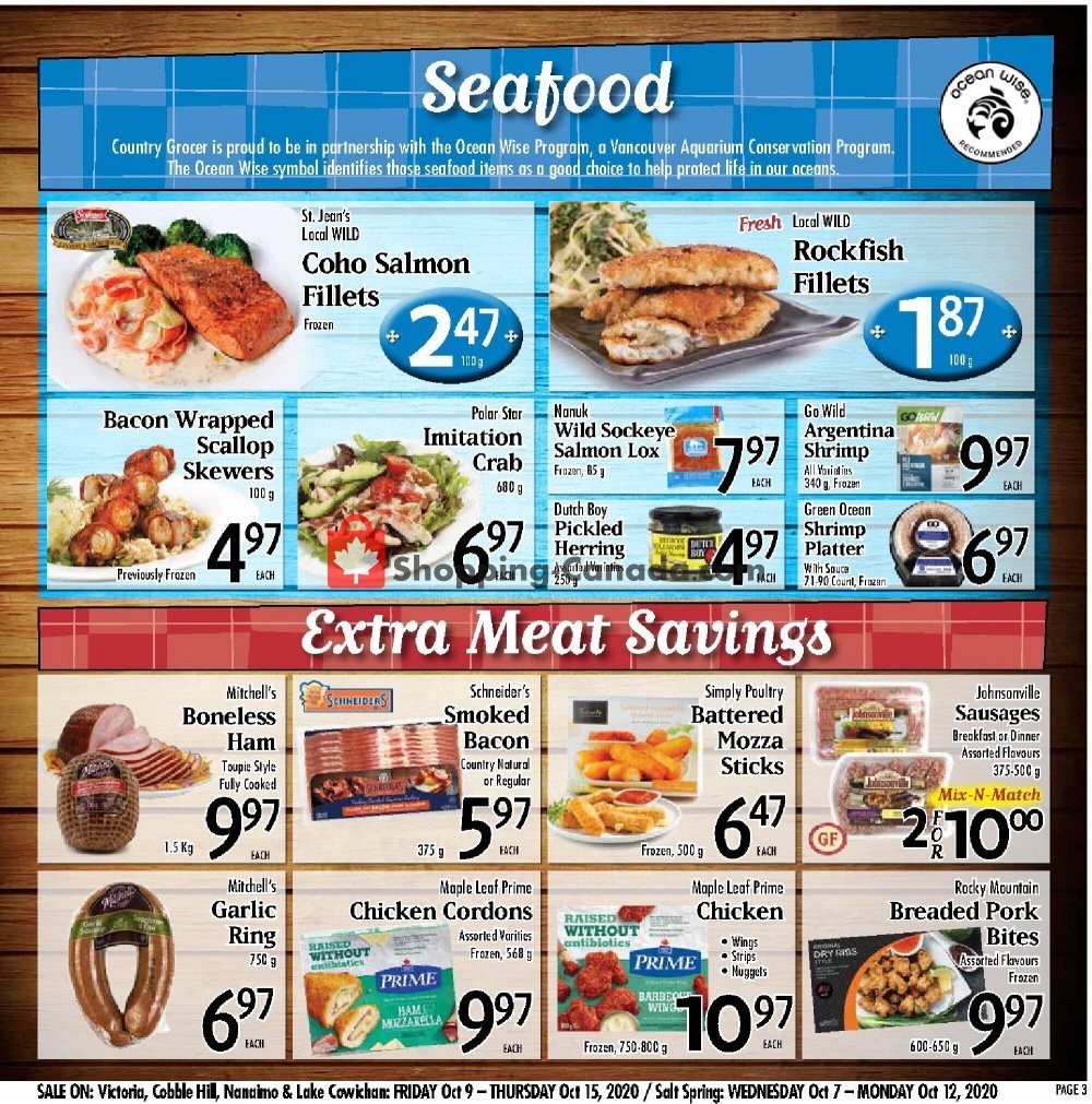 Country Grocer flyer from Friday October 9, 2020 to Thursday October 15, 2020 - page 3
