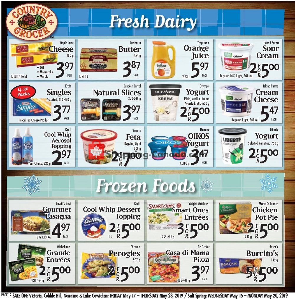 Country Grocer flyer from Friday May 17, 2019 to Thursday May 23, 2019 - page 12