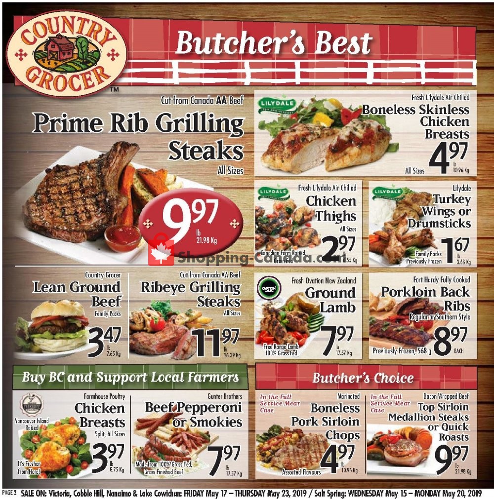 Country Grocer flyer from Friday May 17, 2019 to Thursday May 23, 2019 - page 2