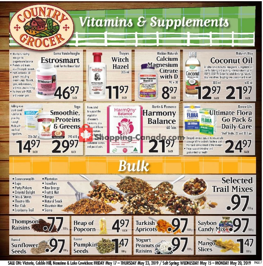 Country Grocer flyer from Friday May 17, 2019 to Thursday May 23, 2019 - page 7