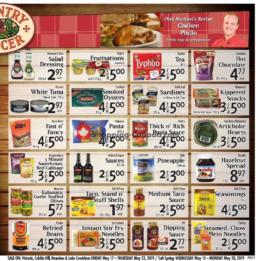 Country Grocer flyer from Friday May 17, 2019 to Thursday May 23, 2019 - page 9