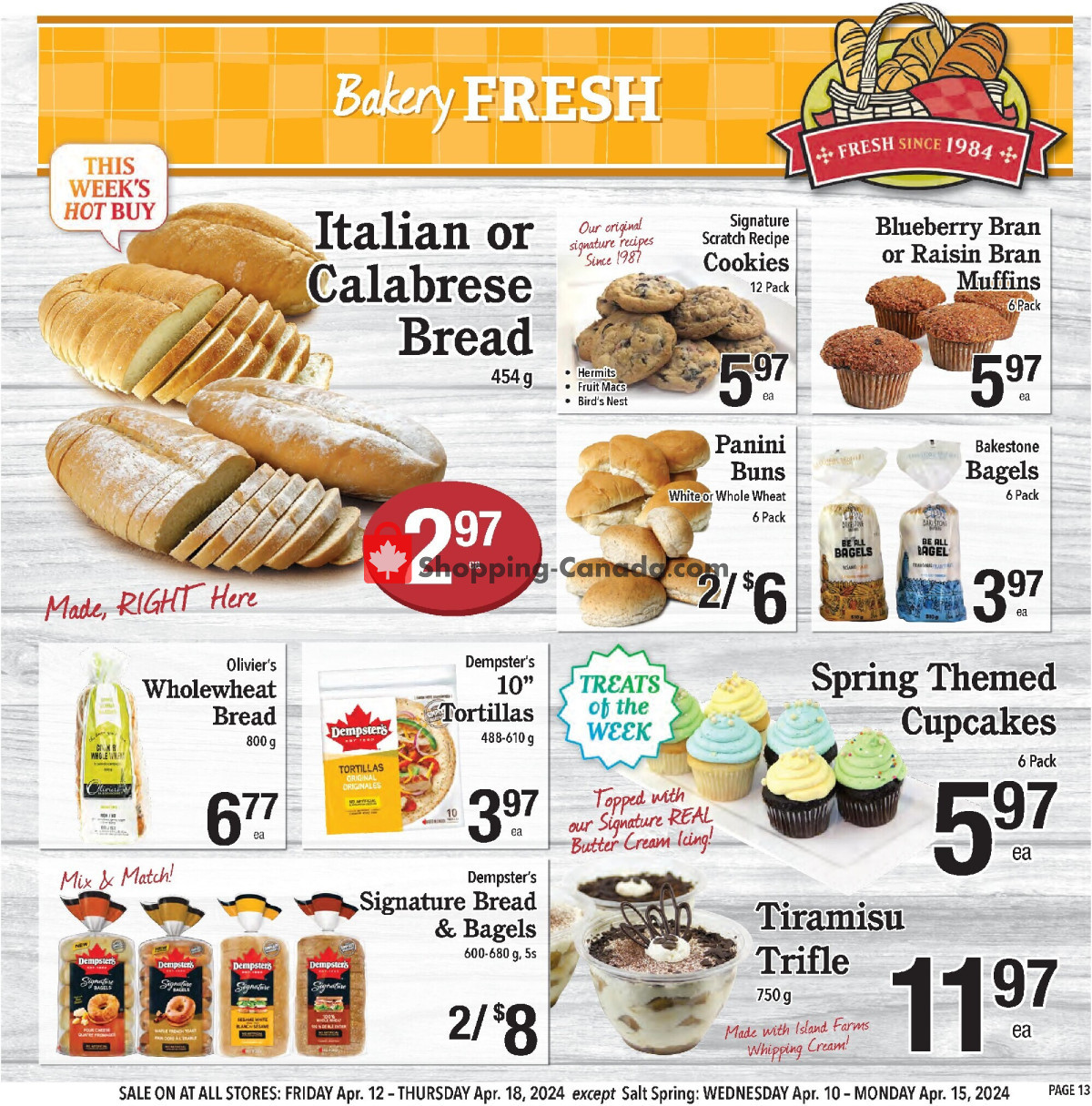 Country Grocer flyer from Wednesday April 10, 2024 to Monday April 15, 2024 - page 13