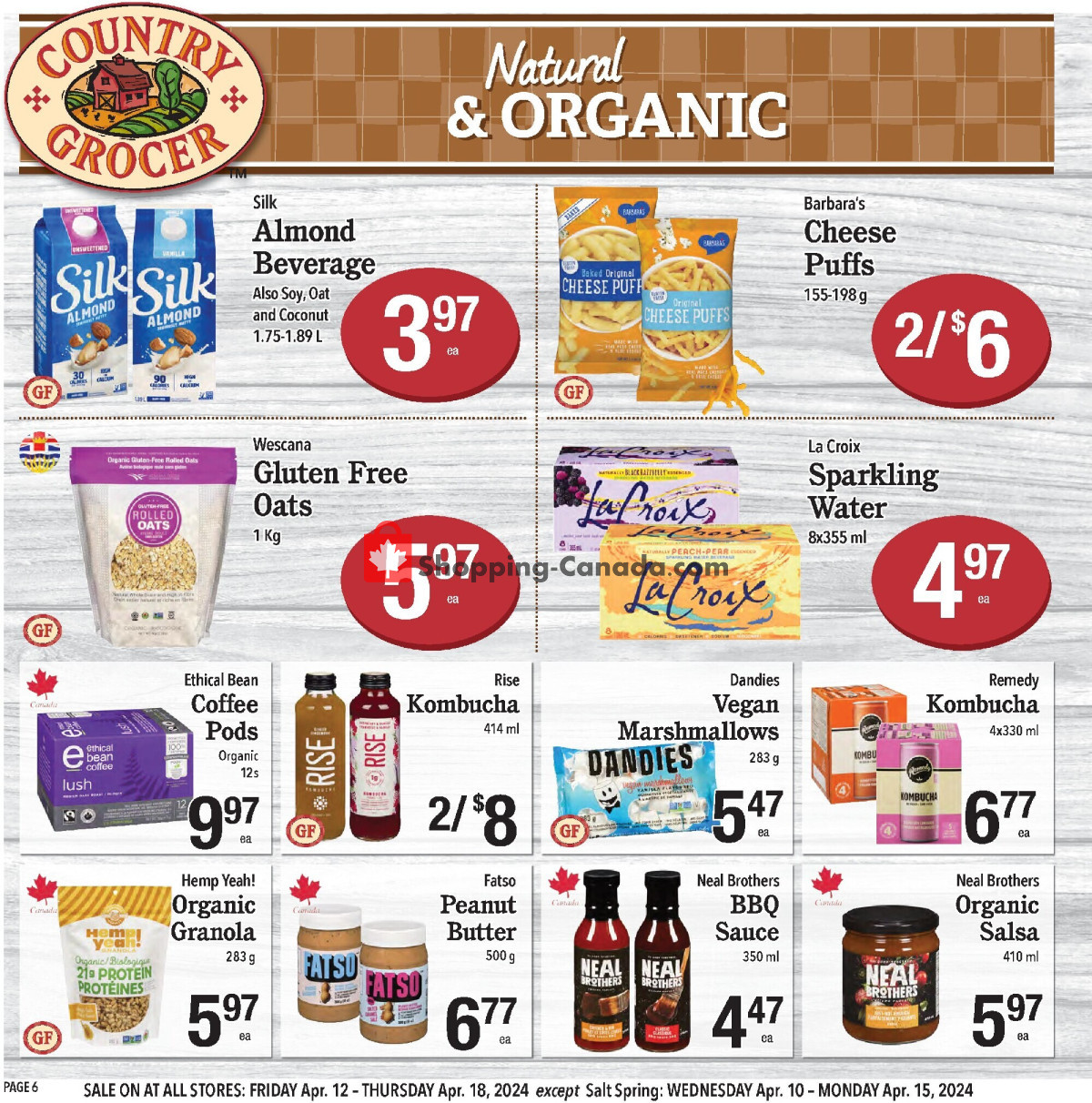 Country Grocer flyer from Wednesday April 10, 2024 to Monday April 15, 2024 - page 6