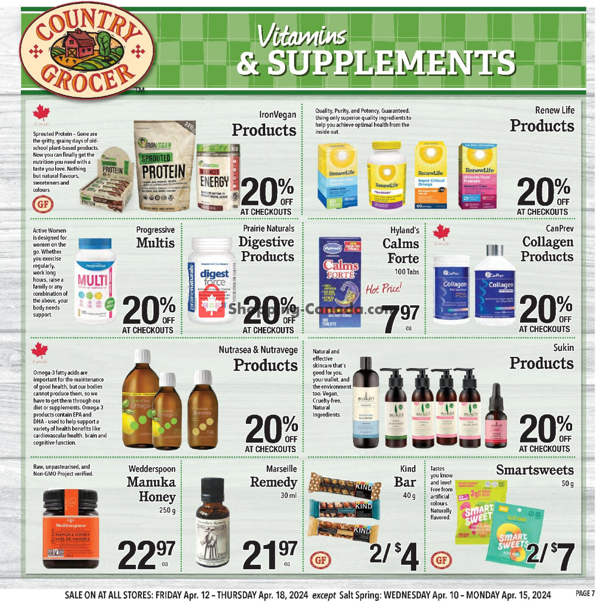 Country Grocer flyer from Wednesday April 10, 2024 to Monday April 15, 2024 - page 7