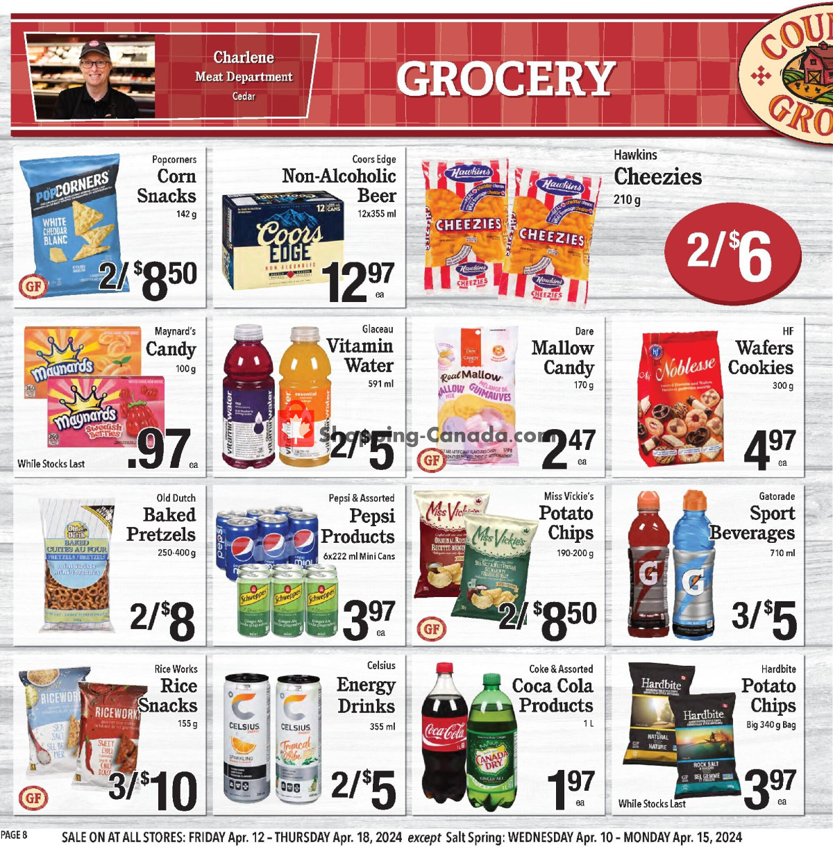 Country Grocer flyer from Wednesday April 10, 2024 to Monday April 15, 2024 - page 8