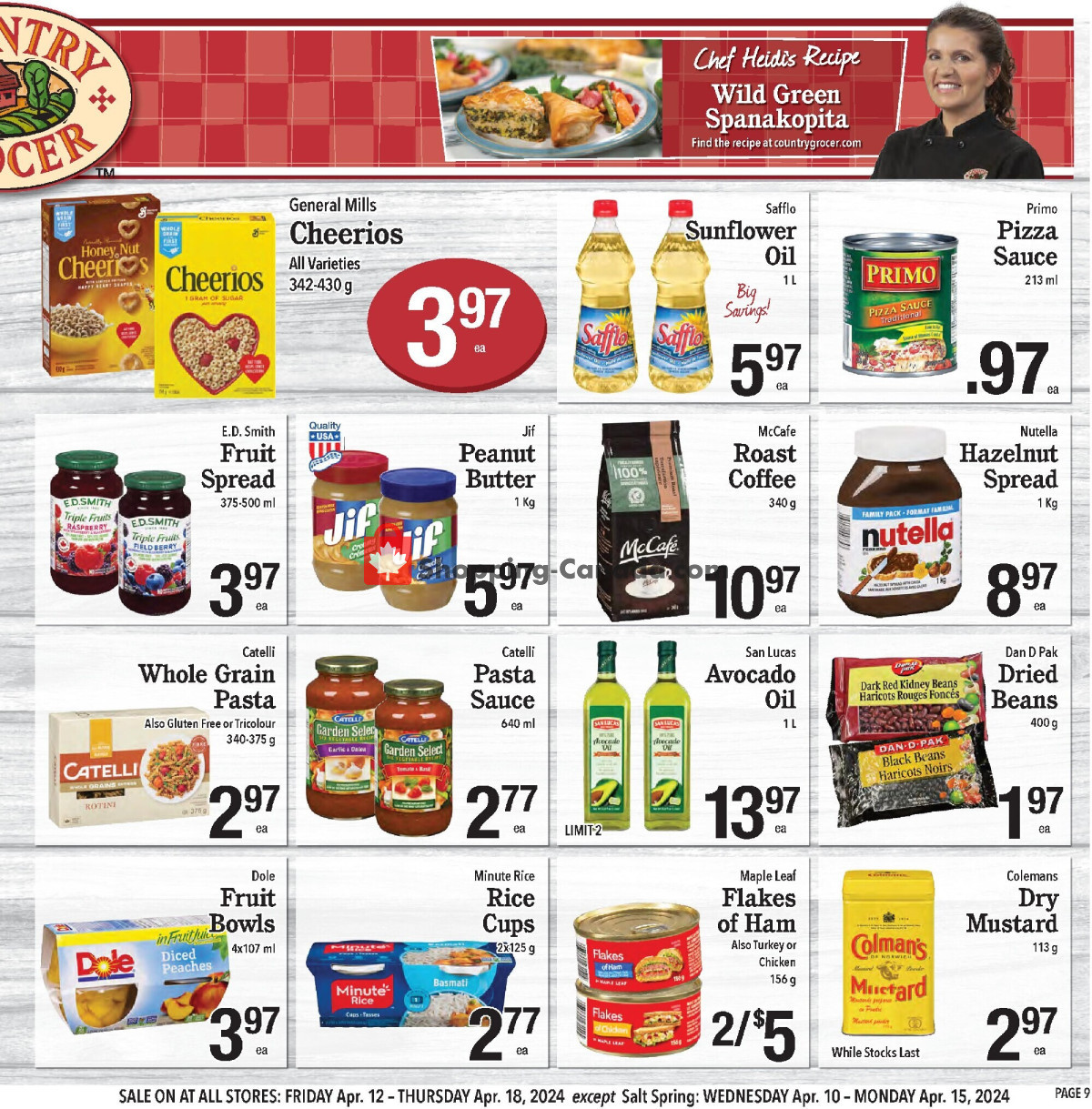 Country Grocer flyer from Wednesday April 10, 2024 to Monday April 15, 2024 - page 9