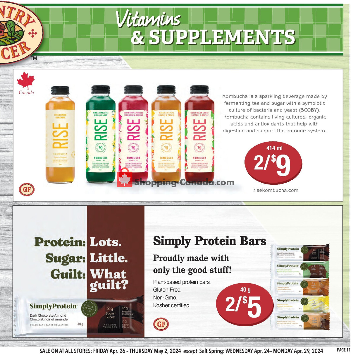Country Grocer flyer from Friday April 26, 2024 to Thursday May 2, 2024 - page 11
