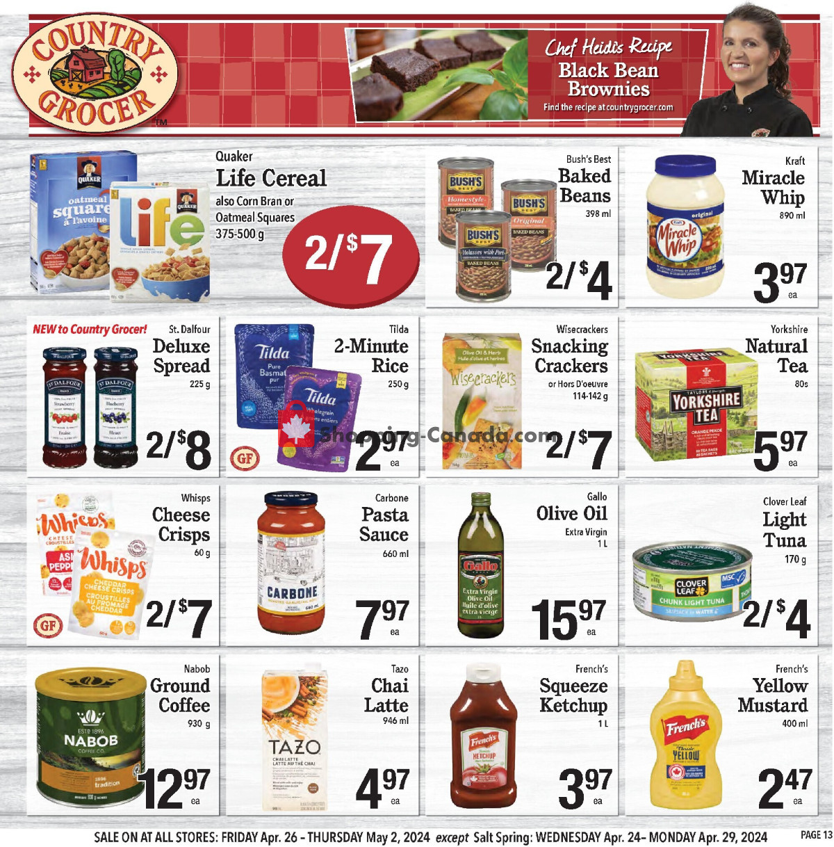 Country Grocer flyer from Friday April 26, 2024 to Thursday May 2, 2024 - page 13