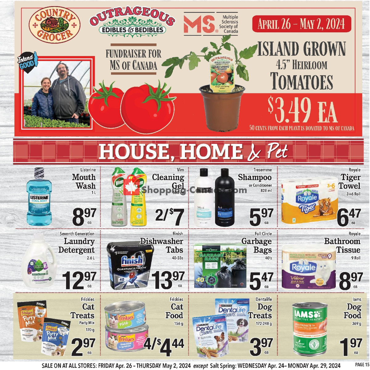 Country Grocer flyer from Friday April 26, 2024 to Thursday May 2, 2024 - page 15