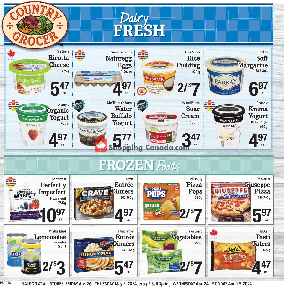 Country Grocer flyer from Friday April 26, 2024 to Thursday May 2, 2024 - page 16