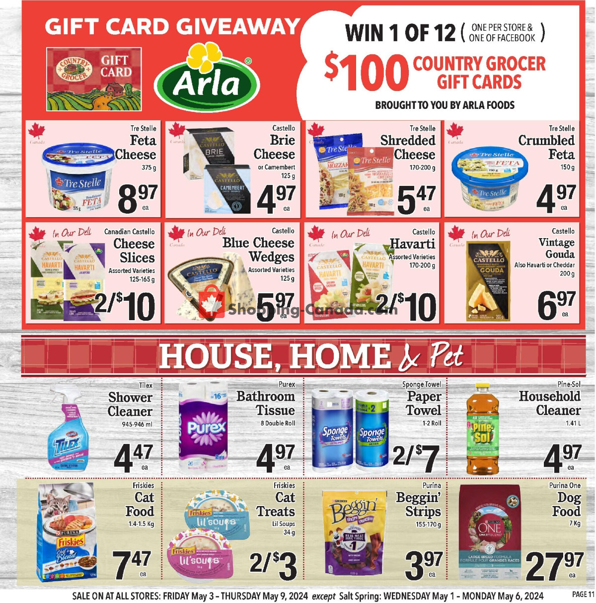 Country Grocer flyer from Friday May 3, 2024 to Thursday May 9, 2024 - page 11