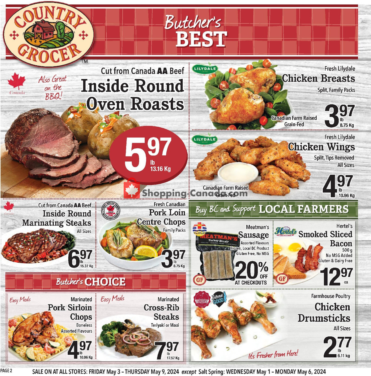 Country Grocer flyer from Friday May 3, 2024 to Thursday May 9, 2024 - page 2