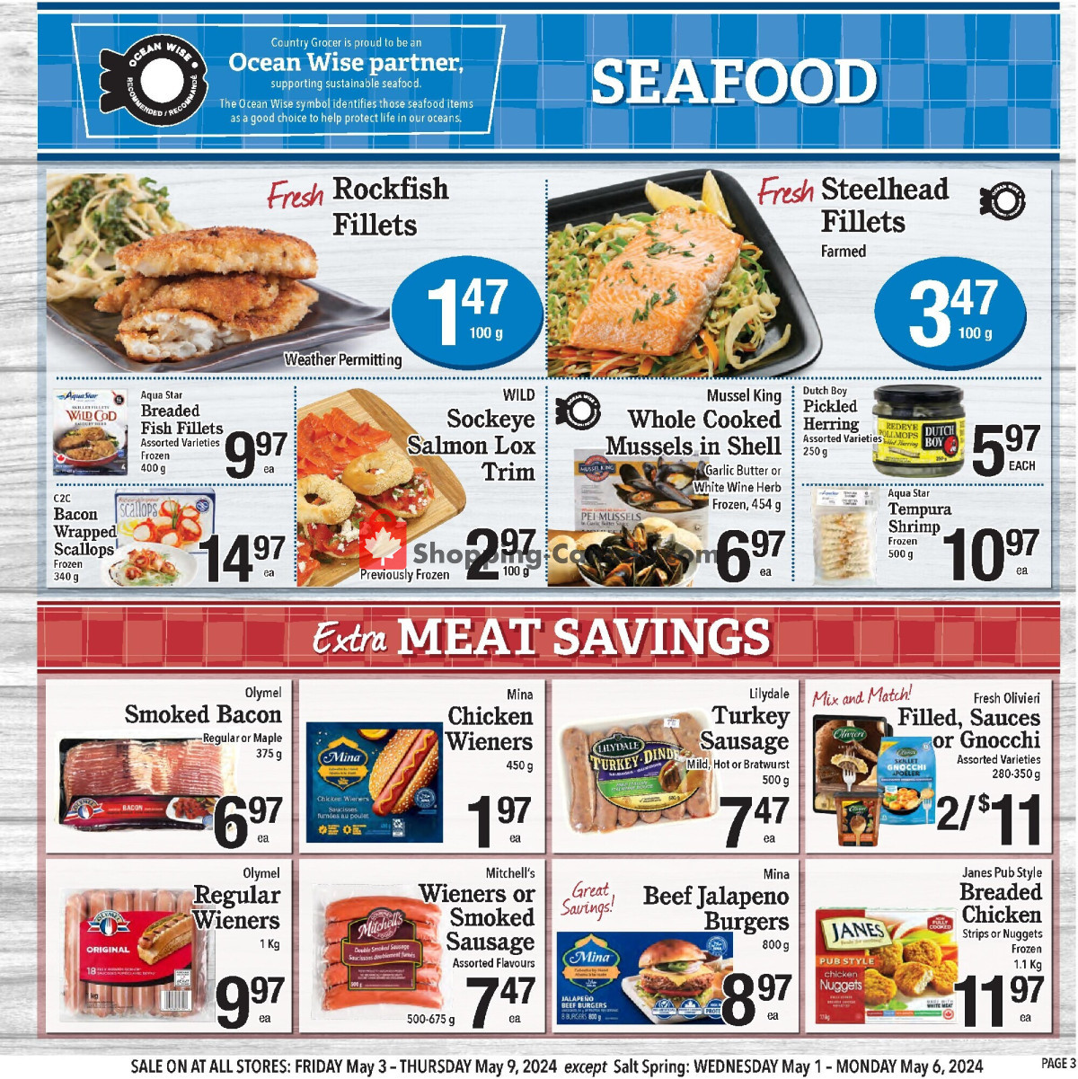 Country Grocer flyer from Friday May 3, 2024 to Thursday May 9, 2024 - page 3