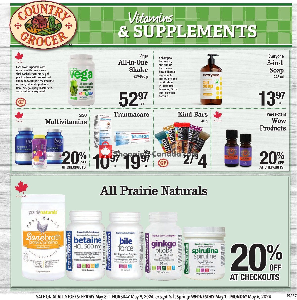 Country Grocer flyer from Friday May 3, 2024 to Thursday May 9, 2024 - page 7