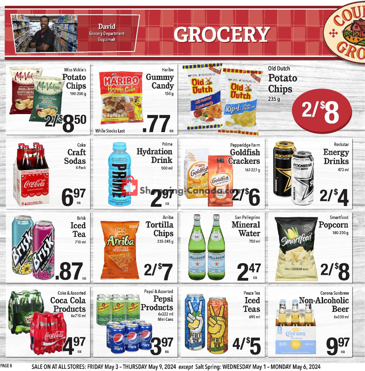 Country Grocer flyer from Friday May 3, 2024 to Thursday May 9, 2024 - page 8