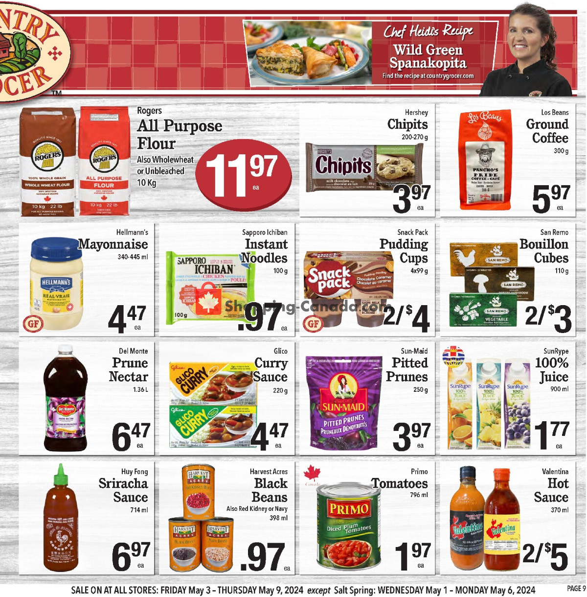 Country Grocer flyer from Friday May 3, 2024 to Thursday May 9, 2024 - page 9