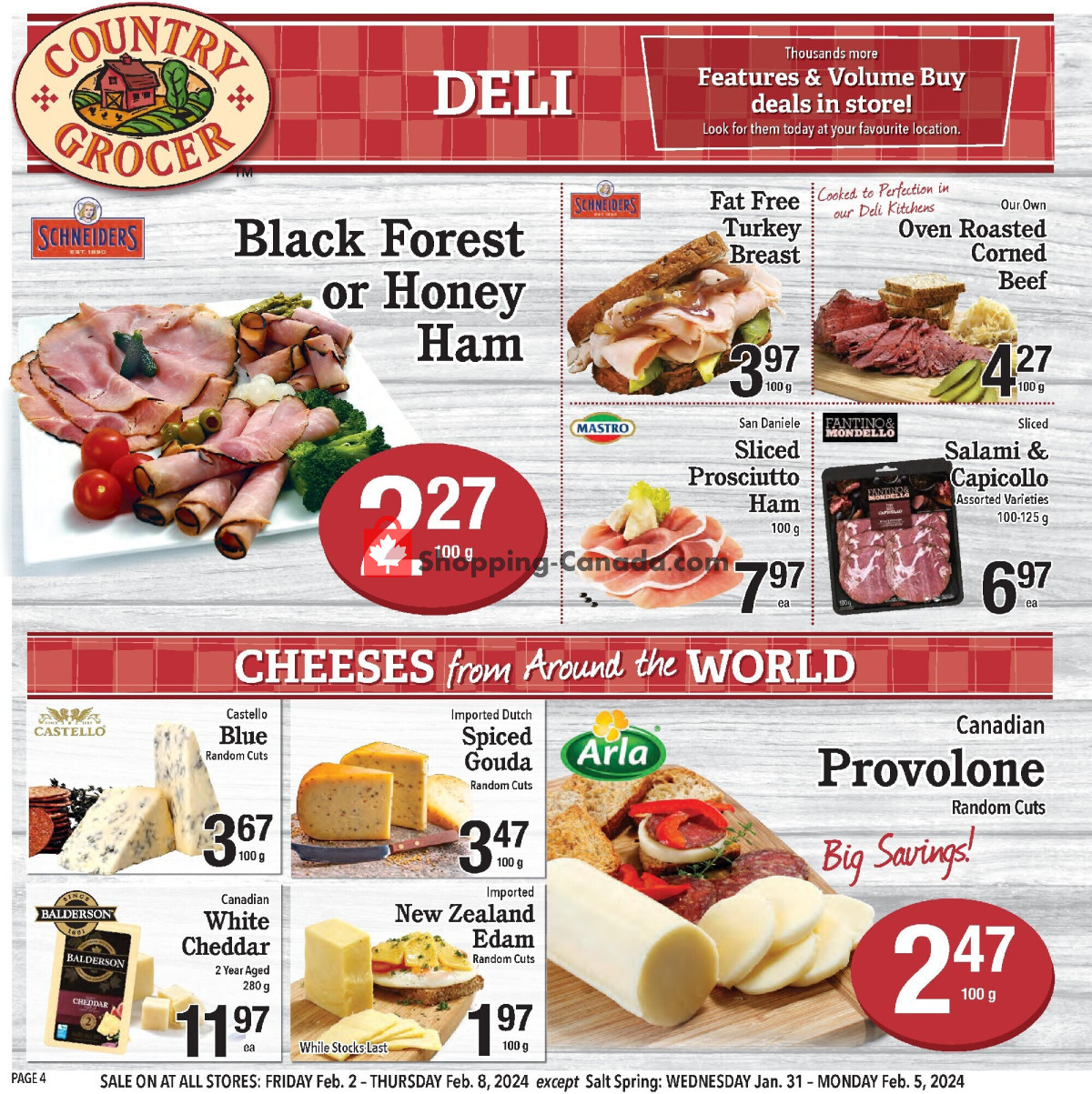 Country Grocer flyer from Friday February 2, 2024 to Thursday February 8, 2024 - page 4