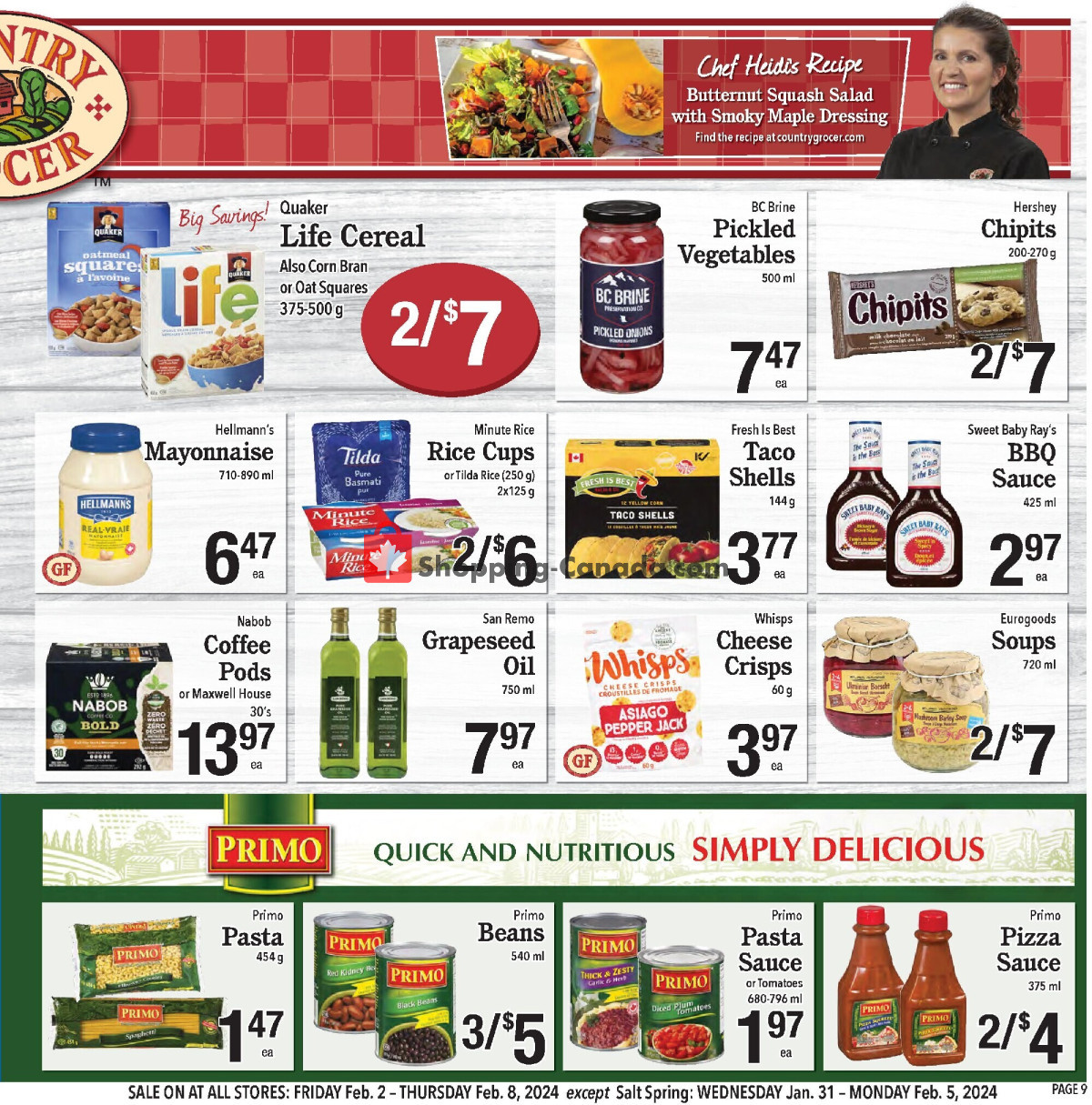 Country Grocer flyer from Friday February 2, 2024 to Thursday February 8, 2024 - page 9