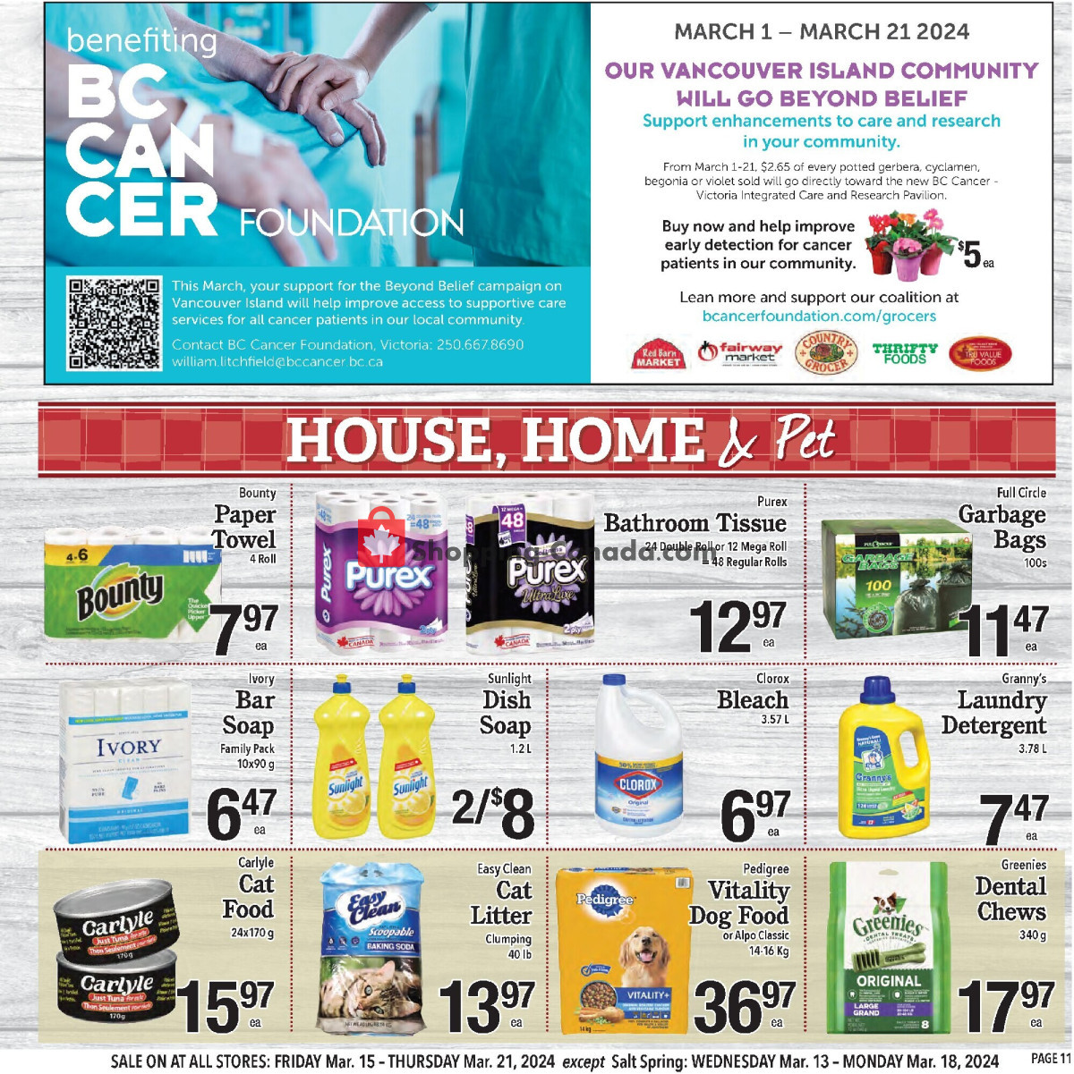 Country Grocer flyer from Friday March 15, 2024 to Thursday March 21, 2024 - page 11
