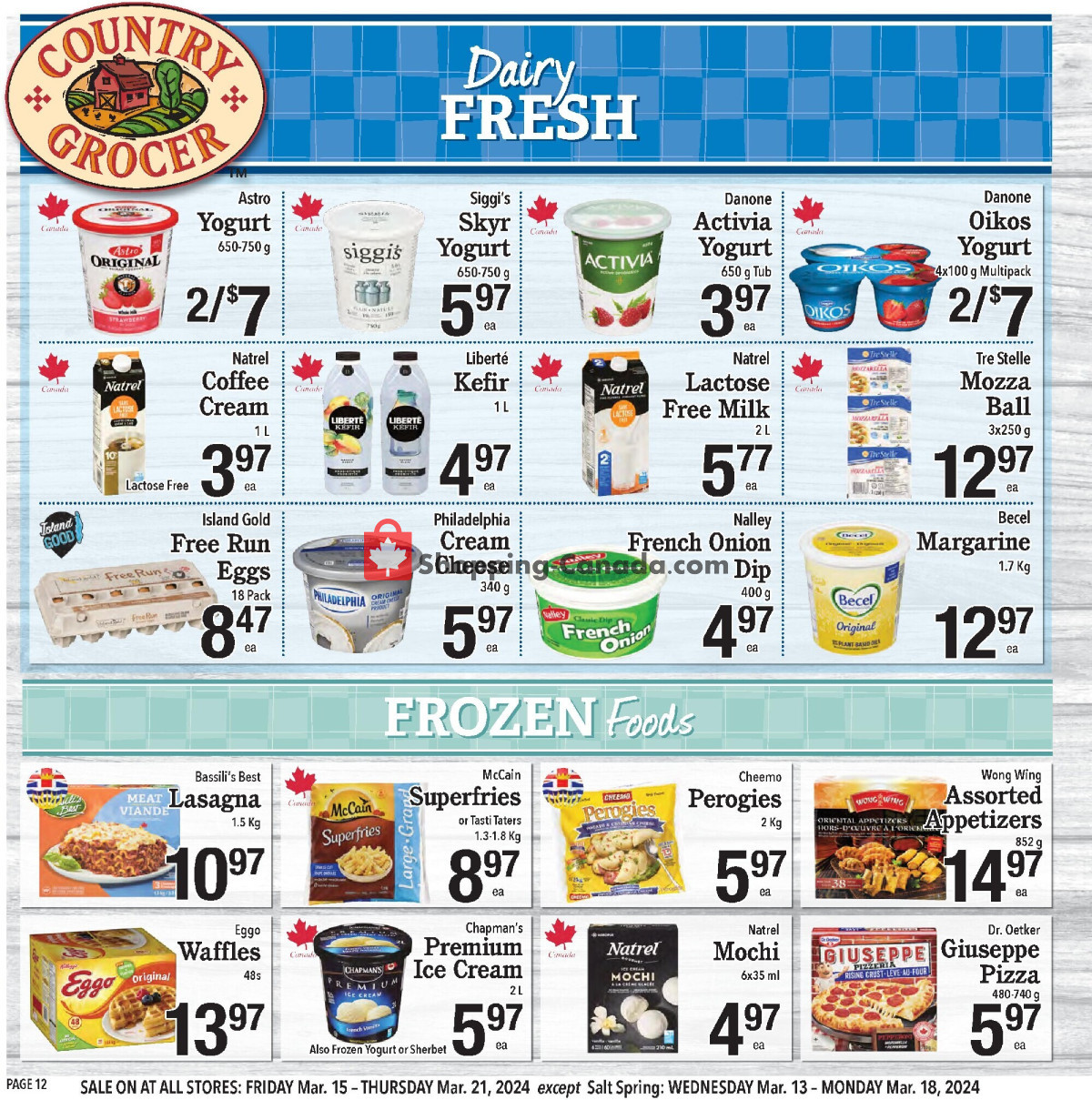 Country Grocer flyer from Friday March 15, 2024 to Thursday March 21, 2024 - page 12