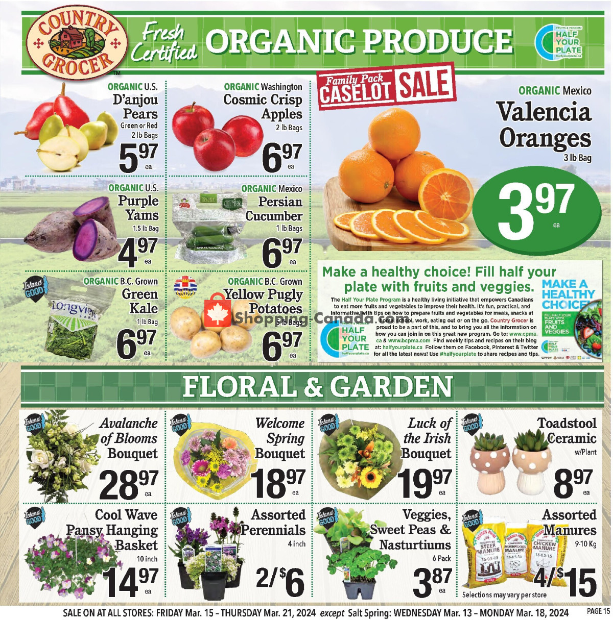 Country Grocer flyer from Friday March 15, 2024 to Thursday March 21, 2024 - page 15