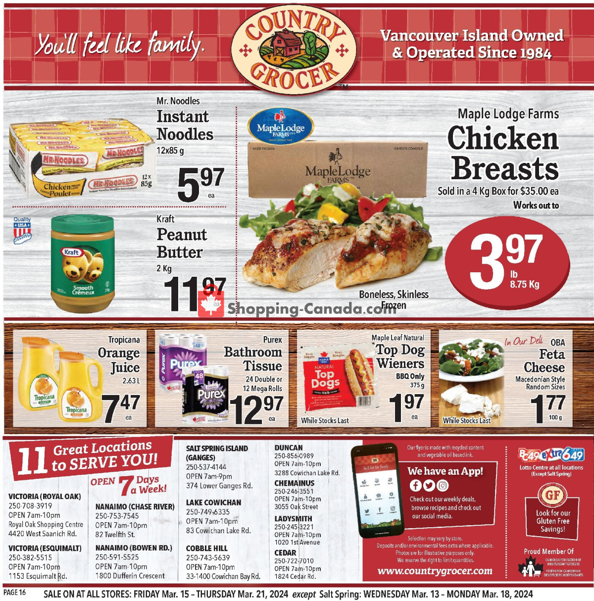 Country Grocer flyer from Friday March 15, 2024 to Thursday March 21, 2024 - page 16