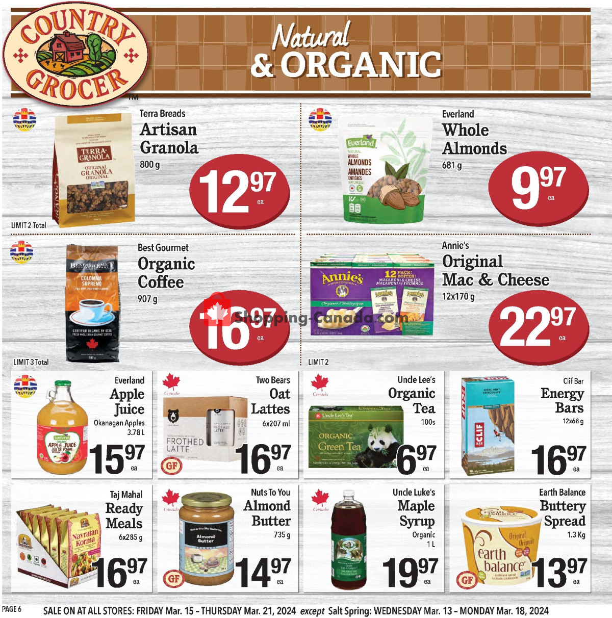 Country Grocer flyer from Friday March 15, 2024 to Thursday March 21, 2024 - page 6