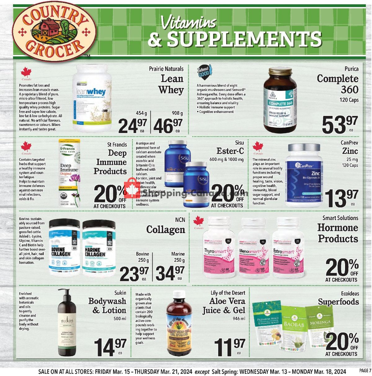 Country Grocer flyer from Friday March 15, 2024 to Thursday March 21, 2024 - page 7