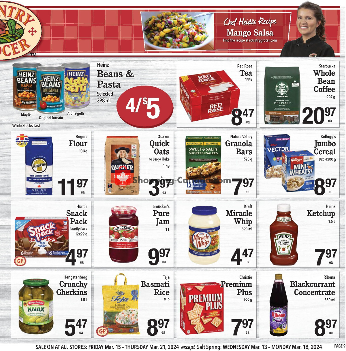 Country Grocer flyer from Friday March 15, 2024 to Thursday March 21, 2024 - page 9