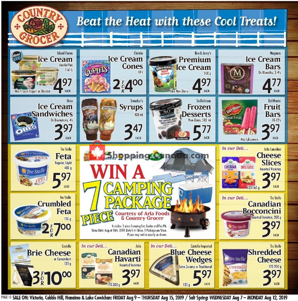 Country Grocer flyer from Friday August 9, 2019 to Thursday August 15, 2019 - page 10