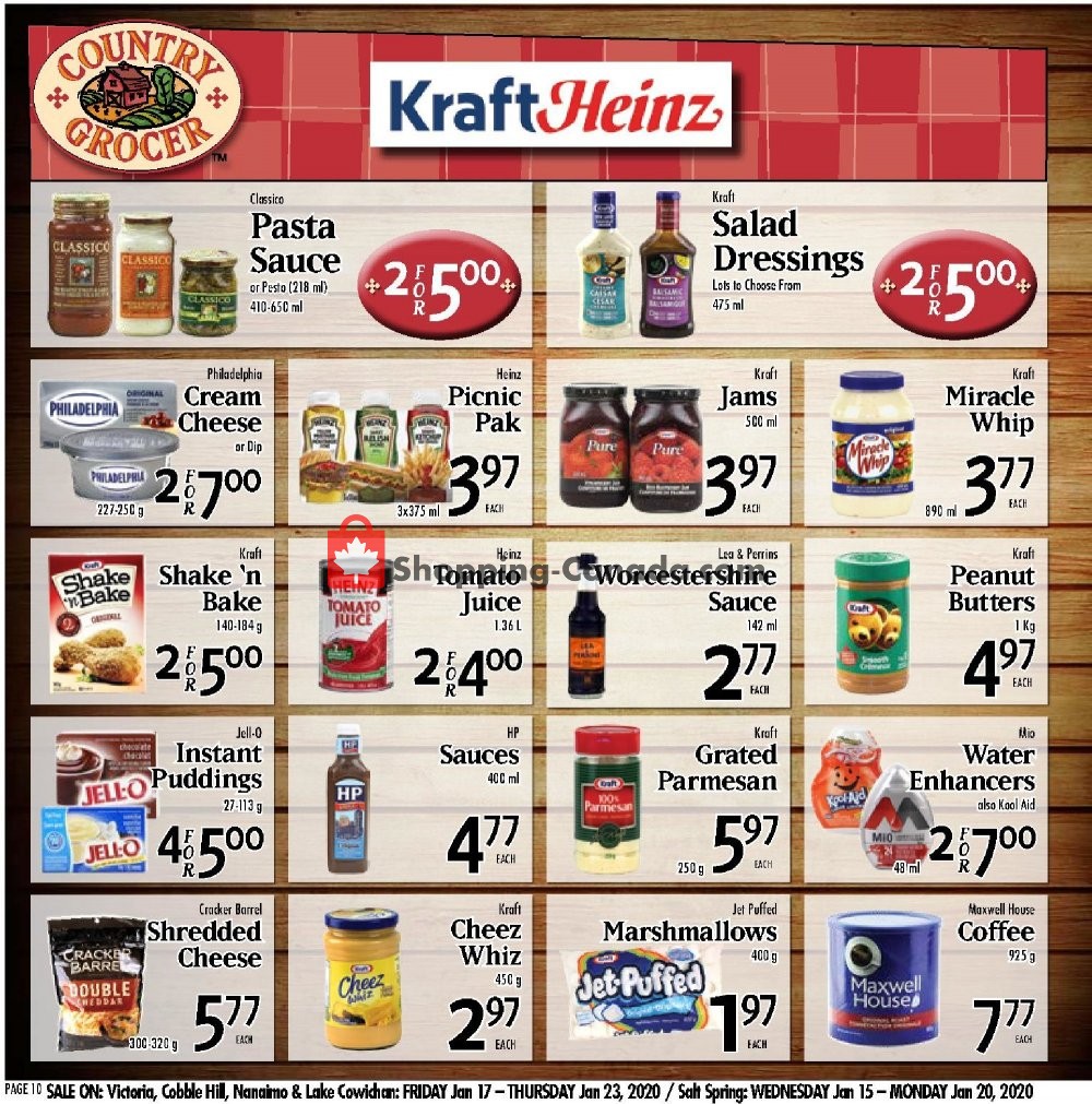 Country Grocer flyer from Friday January 17, 2020 to Thursday January 23, 2020 - page 10
