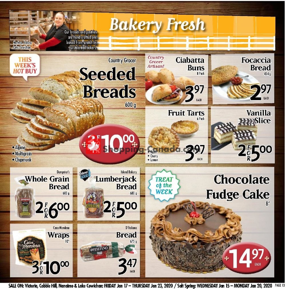 Country Grocer flyer from Friday January 17, 2020 to Thursday January 23, 2020 - page 13