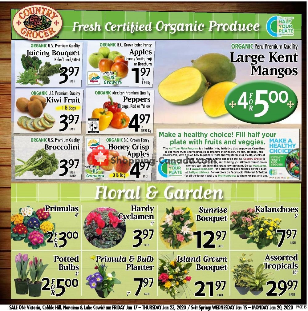 Country Grocer flyer from Friday January 17, 2020 to Thursday January 23, 2020 - page 15