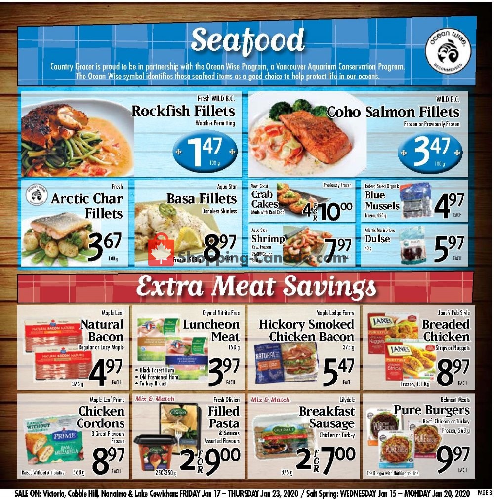 Country Grocer flyer from Friday January 17, 2020 to Thursday January 23, 2020 - page 3