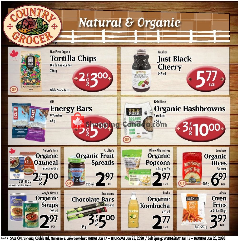 Country Grocer flyer from Friday January 17, 2020 to Thursday January 23, 2020 - page 6